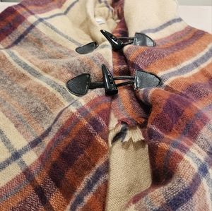 Beautiful  wrap with front buttons. Perfect for fall
